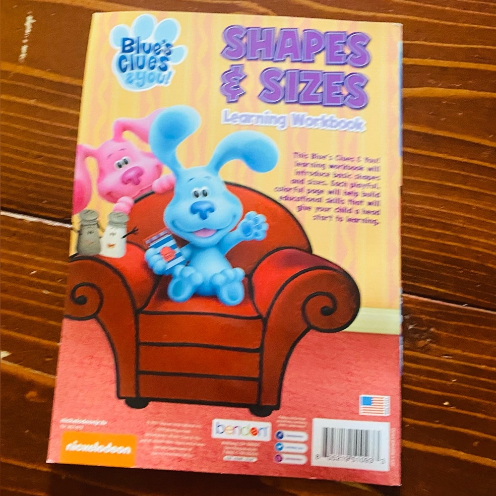 Blues Clues Shapes and Sizes Learning Workbook - Picture 2 of 5